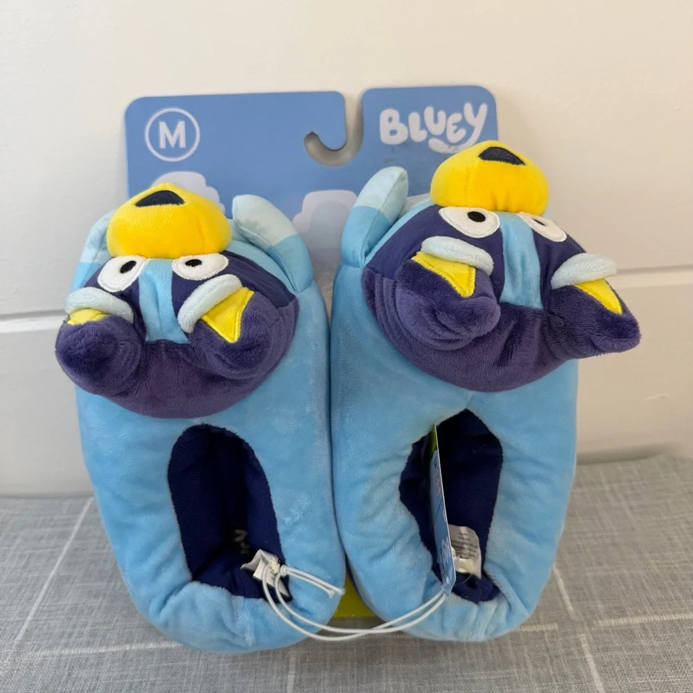 Bluey Slippers Medium 7/8 Kids‎ - New!